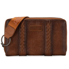 WG2208-W006  Wrangler Whipstitch Wallet/Wristlet - Brown