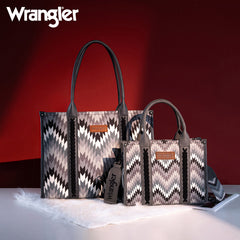 Wrangler Southwestern Pattern Dual Sided Print Concealed Carry -Tote/Crossbody