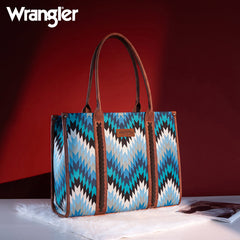 Wrangler Southwestern Pattern Dual Sided Print Concealed Carry -Tote/Crossbody