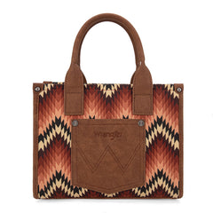 Wrangler Southwestern Pattern Dual Sided Print Concealed Carry -Tote/Crossbody