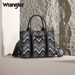 Wrangler Southwestern Pattern Dual Sided Print Concealed Carry -Tote/Crossbody