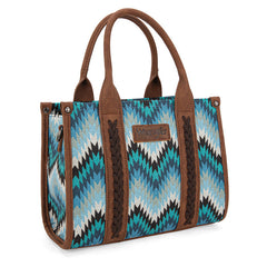 Wrangler Southwestern Pattern Dual Sided Print Concealed Carry -Tote/Crossbody