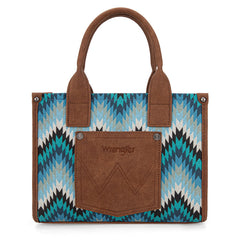 Wrangler Southwestern Pattern Dual Sided Print Concealed Carry -Tote/Crossbody