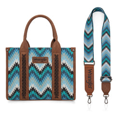 Wrangler Southwestern Pattern Dual Sided Print Concealed Carry -Tote/Crossbody