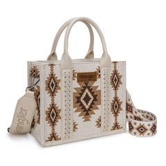 Wrangler Aztec Pattern Dual Sided Print Tote