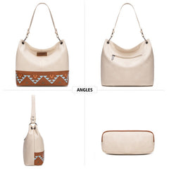 Wrangler Vegan Leather Hobo Bag