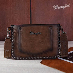 Wrangler Rivets Studded Wristlet/ Crossbody