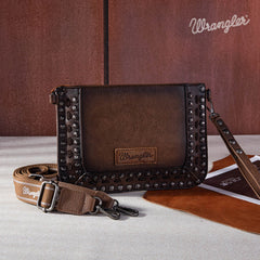 Wrangler Rivets Studded Wristlet/ Crossbody