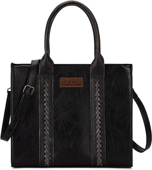 WG70-8317E  Wrangler Carry-All Tote/Crossbody - Black