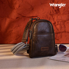 WG87-324 Wrangler Sling Bag/Crossbody/Chest Bag  - Coffee