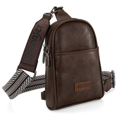 WG87-324 Wrangler Sling Bag/Crossbody/Chest Bag  - Coffee