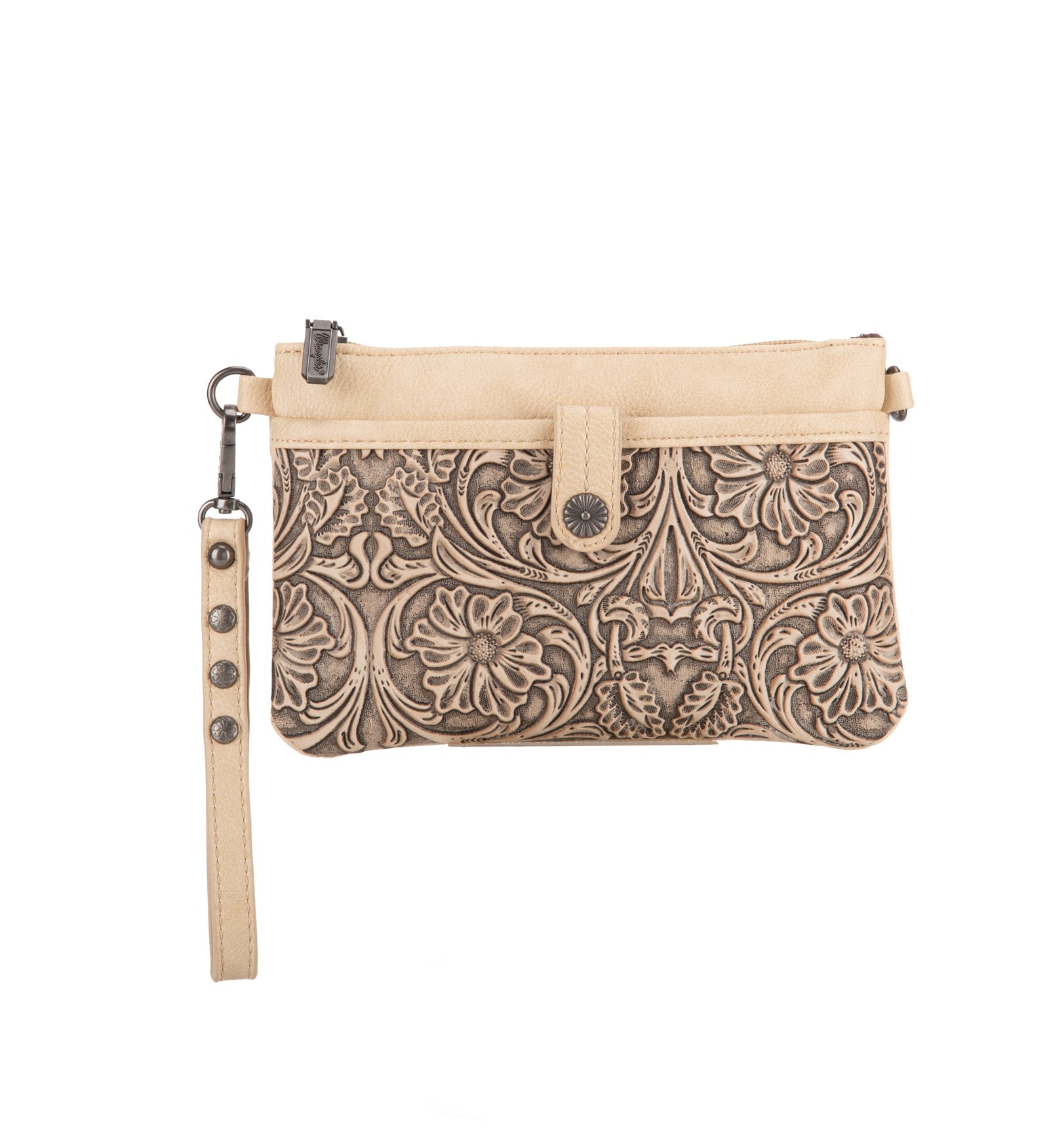 Wrangler Vintage Floral Tooled Collection Crossbody - Cowgirl Wear