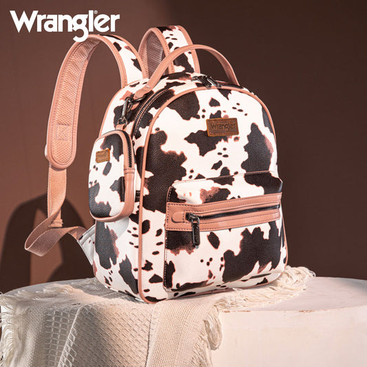 Wrangler Cow Print Backpack