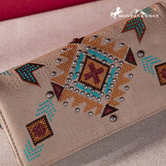 Montana West Embroidered Collection Wallet