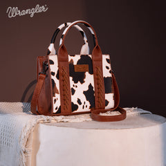 Wrangler Cow Print Concealed Mini Tote Bag