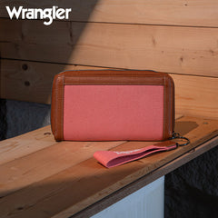 Wrangler Leather Trim Canva Tote Bag Set