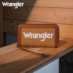 Wrangler Leather Trim Canva Tote Bag Set