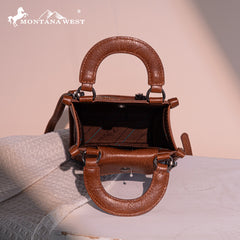 Montana West Tooled Mini Crossbody