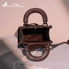 Montana West Hair-On Cowhide Mini Crossbody