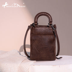 Montana West Tooled Mini Crossbody