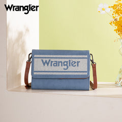 Wrangler Striped Canvas Crossbody Purse