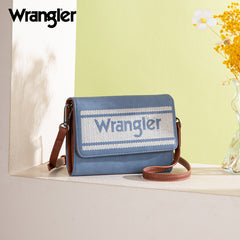 Wrangler Striped Canvas Crossbody Purse