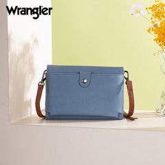 Wrangler Striped Canvas Crossbody Purse