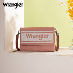 Wrangler Striped Canvas Crossbody Purse