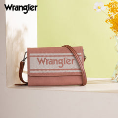 Wrangler Striped Canvas Crossbody Purse