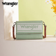 Wrangler Striped Canvas Crossbody Purse