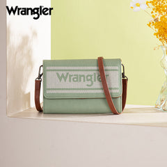 Wrangler Striped Canvas Crossbody Purse