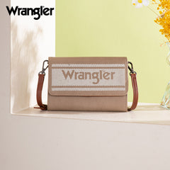 Wrangler Striped Canvas Crossbody Purse