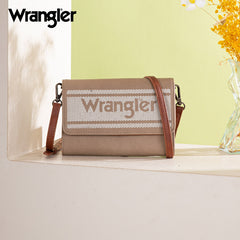 Wrangler Striped Canvas Crossbody Purse