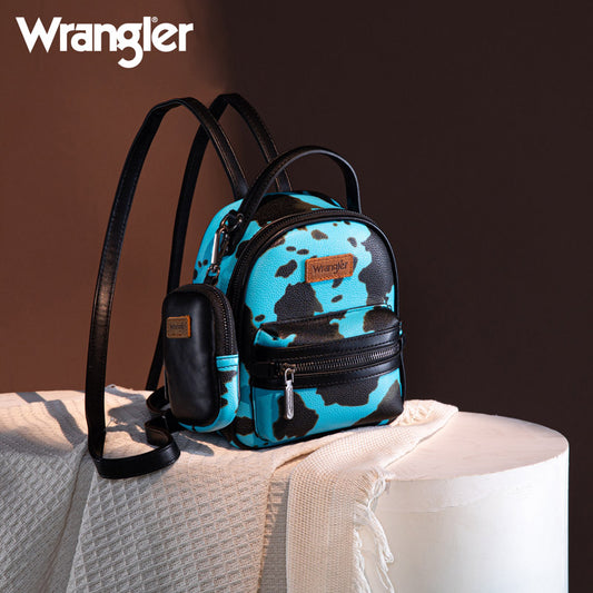 Wrangler Cow Print Mini Backpack