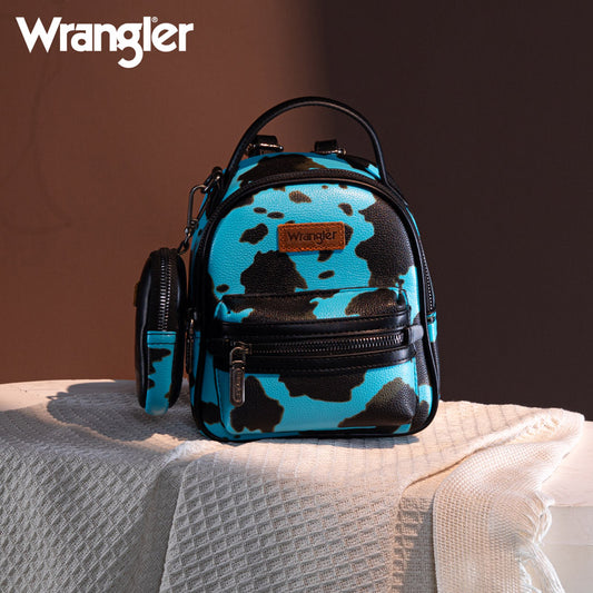 Wrangler Cow Print Mini Backpack