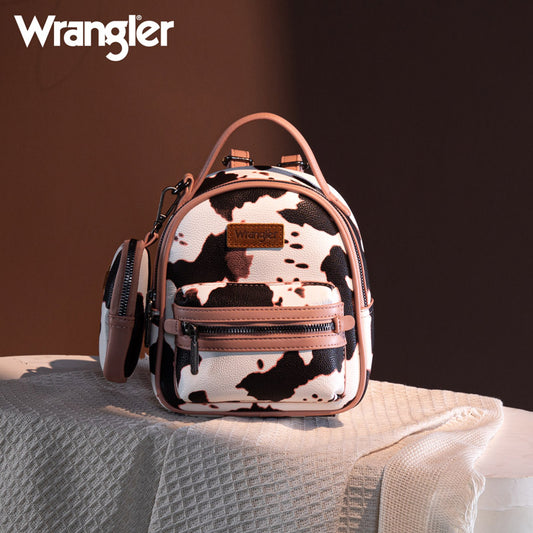 Wrangler Cow Print Mini Backpack