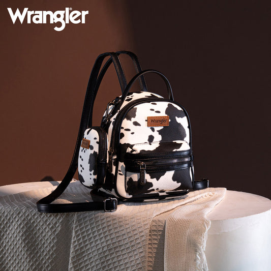 Wrangler Cow Print Mini Backpack