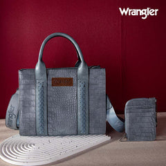 WG70-8120B  Wrangler Whipstitch Small Tote/Crossbody