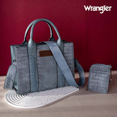 WG70-8120B  Wrangler Whipstitch Small Tote/Crossbody