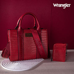 WG70-8120B  Wrangler Whipstitch Small Tote/Crossbody