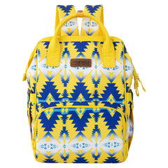 2024 New Wrangler Aztec Southwestern Pattern Dual Sided Print Multi-function Backpack