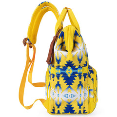 2024 New Wrangler Aztec Southwestern Pattern Dual Sided Print Multi-function Backpack