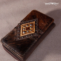 Trinity Ranch Hair-On Cowhide Wallet