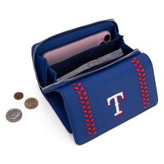 MLB Texas Rangers Leather Wallet