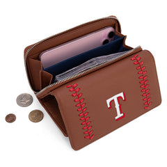 MLB Texas Rangers Leather Wallet