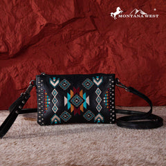 Montana West Embroidered Collection Clutch/Crossbody