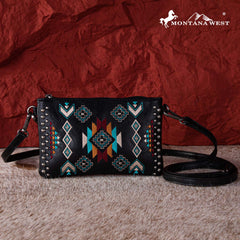 Montana West Embroidered Collection Clutch/Crossbody