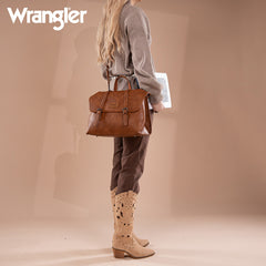 Wrangler Vintage Tote Convertible Backpack/Crossbody Bag