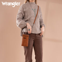 Wrangler RFID Small Crossbody Cellphone Wallet
