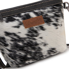 Wrangler Genuine Hair-On Cowhide Crossbody